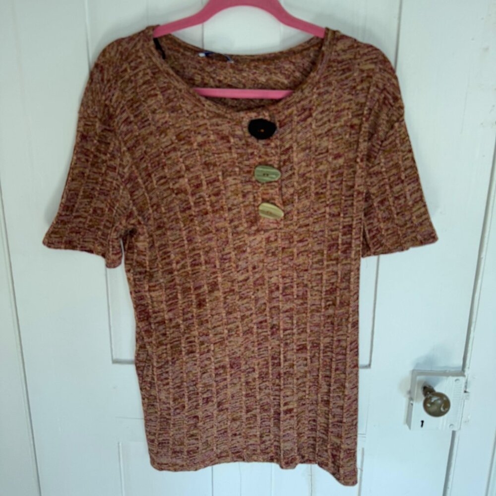 Zara Multi-Color Baggy Knit Two-Piece/Co-ord Set